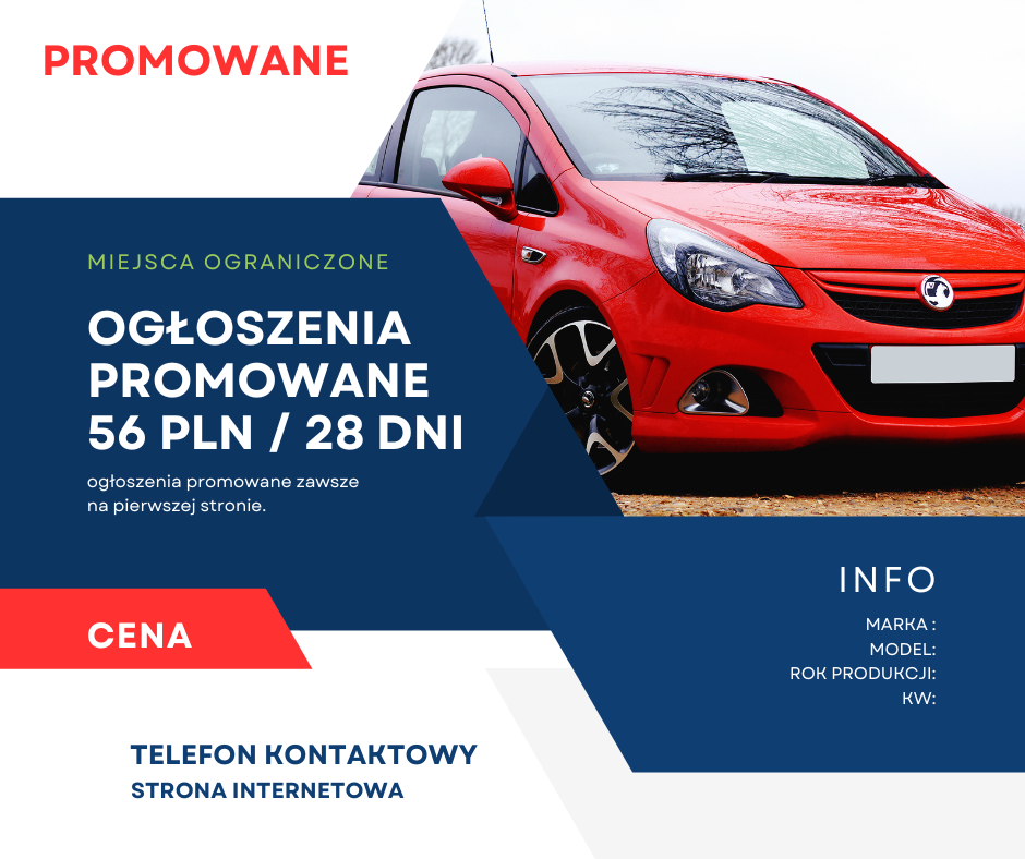 ogłoszenie Promowane na pierwszej stronie