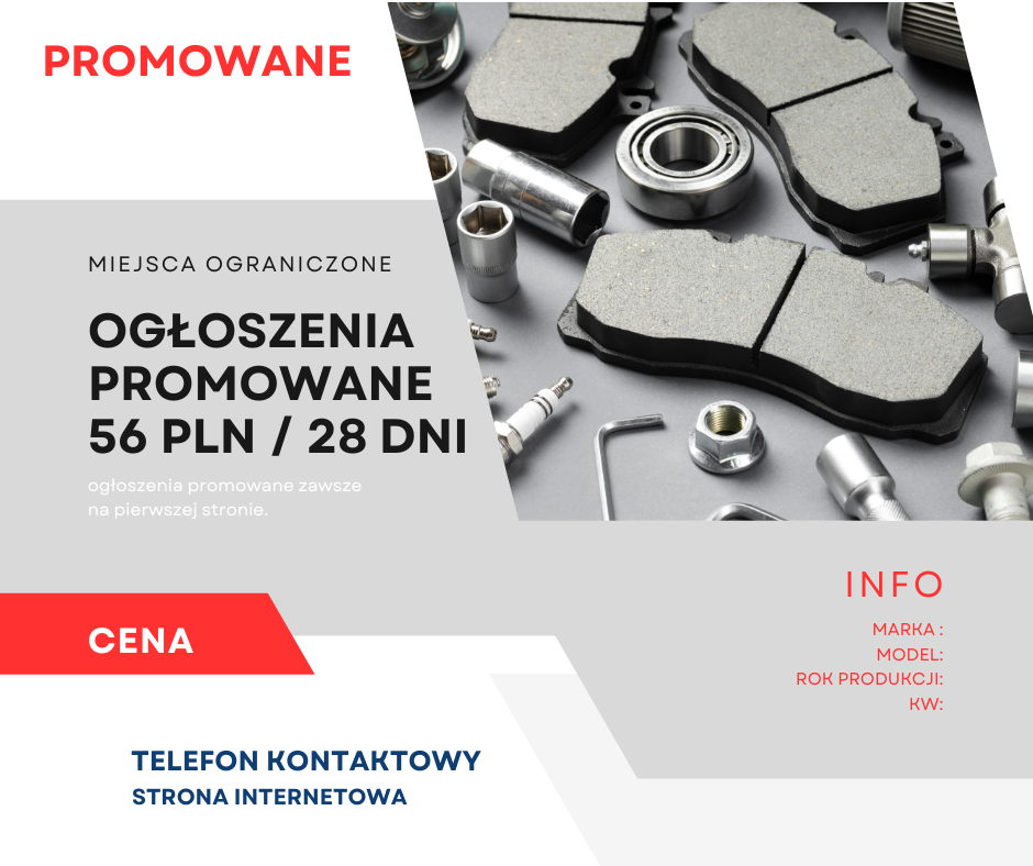 ogłoszenie Promowane na pierwszej stronie